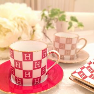 エルメス風＿ポーセラーツ＿マグカップ3054