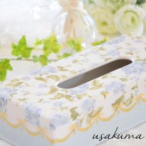 ピオニー柄でさわやかなティッシュケースIMG_4118